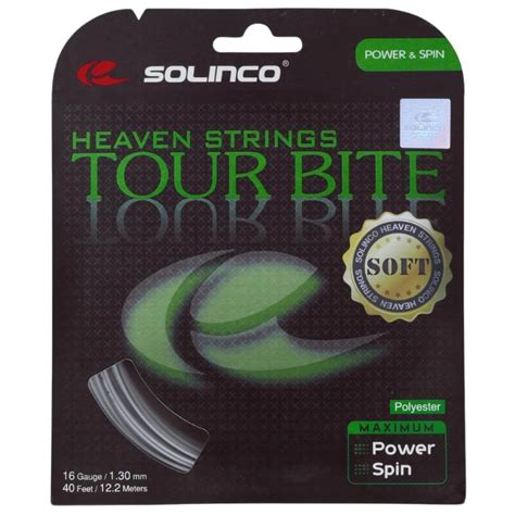 Solinco Tour Bite Soft Tennis String (12m/ 1.30/1.25/1.20) – Sportswing.in