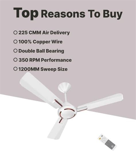 HAVELLS Ambrose BLDC with 2 Year Warranty BLDC Motor with Remote 1200 ...