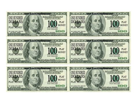 Fake 1 Dollar Bill Printable - Printable New Year Banners