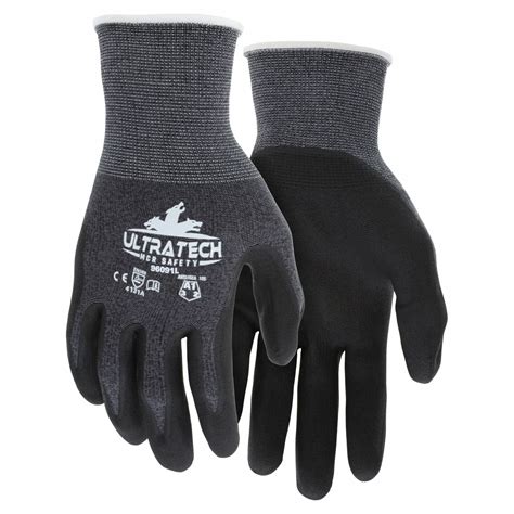 MCR SAFETY, XL ( 10 ), Smooth, Coated Gloves - 806G12|96091XL - Grainger