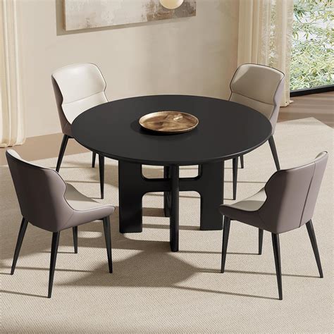 Black Kitchen Table with Four Chairs: Elegant & Functional Dining ...