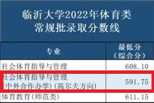2023临沂大学中外合作办学分数线（含2021-2022历年）_大学生必备网