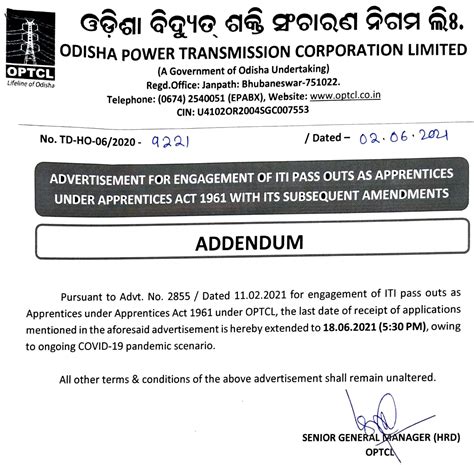 OPTCL Apprentice Recruitment 2021 Apply Online | 280 Vacancies