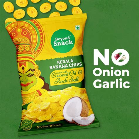 NEW LAUNCH!! Banana Chips in COCONUT OIL and ROCK SALT 360gm (90gmsX4Packs)