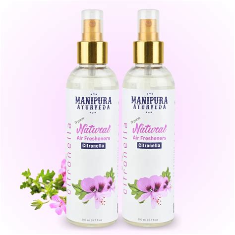MANIPURA AYURVEDA Organic Mosquito Repellent Room Spray for Home ...