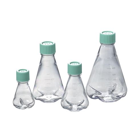 Jet Bio Filtration Erlenmeyer Flasks 125 ml Sterile PC Baffled Non ...