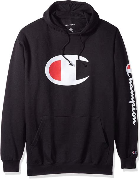 Champion Hoodie Men Big and Tall Hoodies for Men Pullover Sweatshirt ...