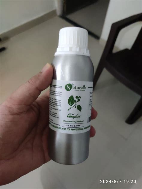 Naturalis Camphor Oil For Skin & Hair Care - Pure Therapeutic Grade ...