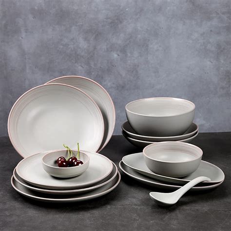 TFJS Porcelain Plates and Bowls Set 24 Piece Hand-Painted India | Ubuy