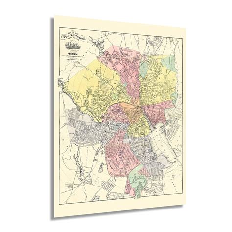 Buy HISTORIX Vintage 1899 of Providence Rhode Island - 18x24 Inch ...