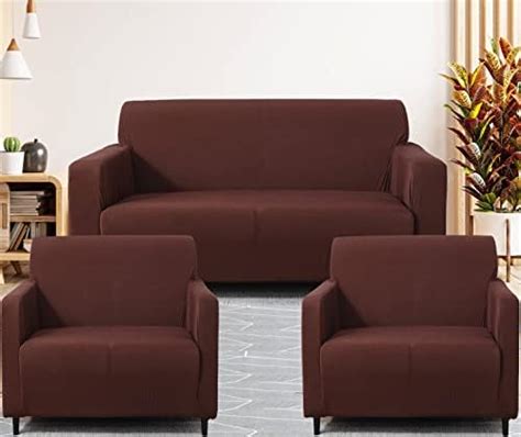 Gifts Island® Sofa Cover 3 Seater and 2 Seater Fully Covered Universal ...