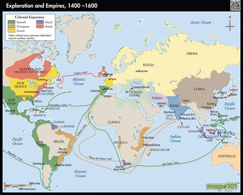 Early Exploration And The New World Timeline Timetoast