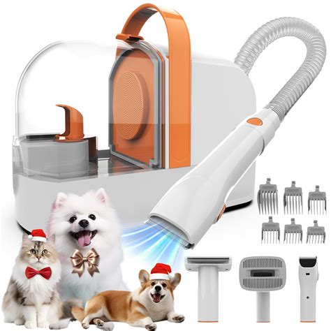 ubrobo Dog Grooming Vacuum, Dog Grooming Kit with Pet Clippers, 12 ...