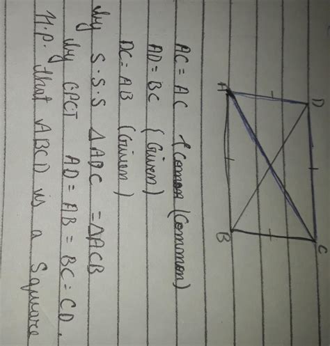 Q- ABCD is rectangle in which diagonal AC bisect angle A as well as ...