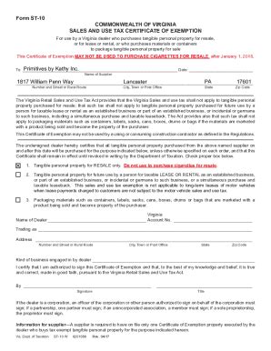 Fillable Online property purchased for resale; that such tax shall not ...