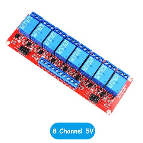 Red Relay Board Module with High/Low Level Trigger Optocoupler
