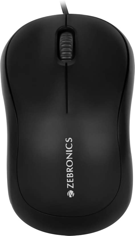 Amazon.in: Buy Zebronics Zeb-Comfort Wired USB Mouse, 3-Button, 1000 ...