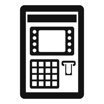 Atm pin code icon simple illustration of atm pin code vector icon for ...