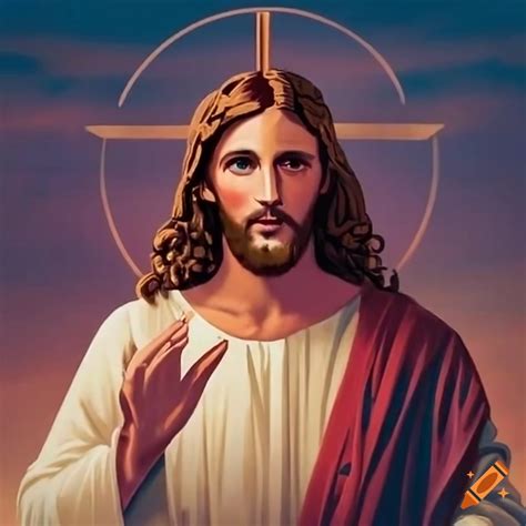 Artwork depicting jesus christ on Craiyon