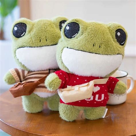 Frog Stuffed Animal Frog Plush with accessories | Ubuy India
