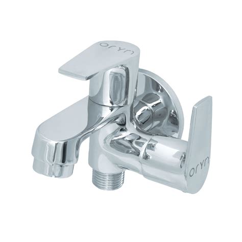 Oryn's Oasis Brass 2 in 1 bathroom tap| 2 way bib cock(double handle)