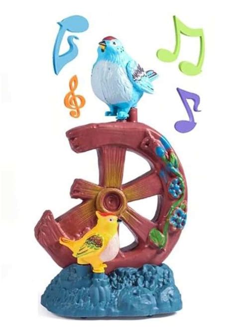 SK TOY ZONE Love Bird Figurines with Color Changing, Sound Effects and ...