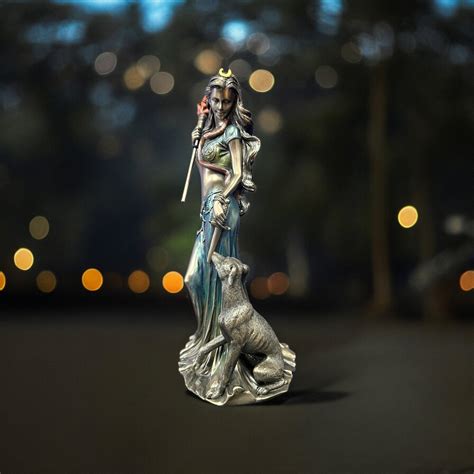 Hecate, Greek Goddess, of Magic with Hounds and Torch Statue | Veronese ...