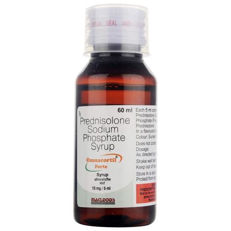 Omnacortil Forte - Bottle of 60 ml Syrup : Amazon.in: Health & Personal ...