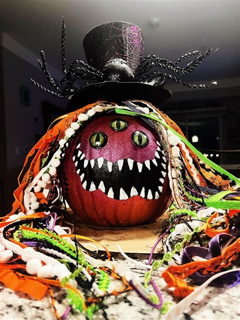 No Carve Pumpkin Decorating Contest Winners Kid Friendly Pumpkin