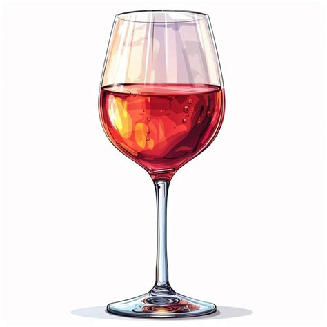 Red wine illustration wine glasses on wood texture for romantic dinner ...