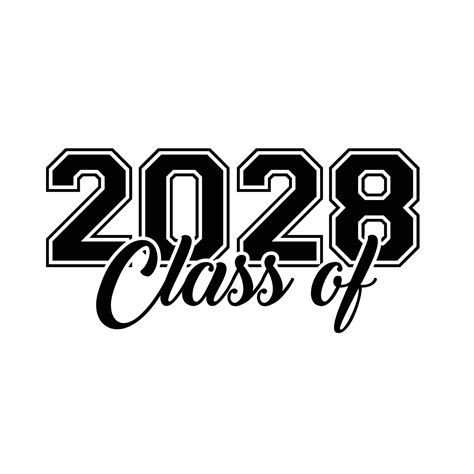 Class Of 2028 Vector, T shirt Design 10990413 Vector Art at Vecteezy