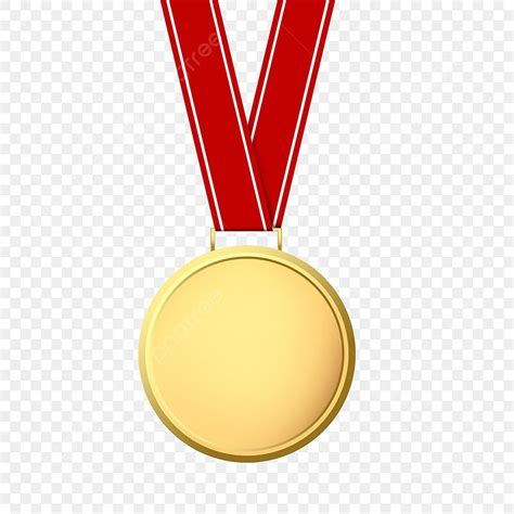 Olympics Clipart, Gold Medal, Ramadan Kareem, Red Ribbon, Vector ...