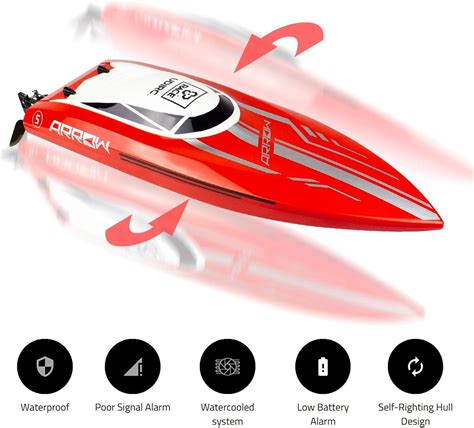 Buy Cheerwing RC Racing Boat Large Brushless Remote Control Boat 30mph ...