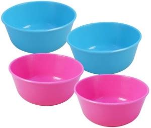 Wonder Plastic Mixing Bowl Plastic Sigma 300 Microwave Safe Bowls, Set ...