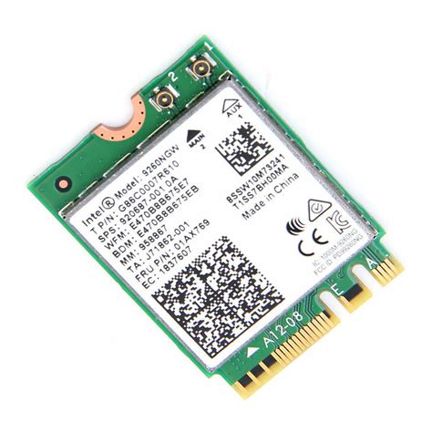 Intel 9260 Wireless Module - WiFi 5 and Bluetooth 5.0 Internal Module ...