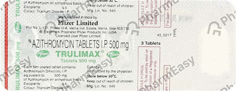Trulimax 500 MG Tablet (3): Uses, Side Effects, Price & Dosage | PharmEasy