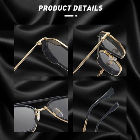 Specsnex x King | Square Sunglasses | Gold Metal Frame | 100% UV Prote