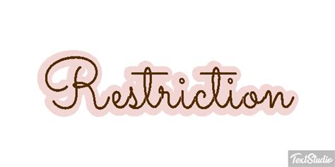 Image result for restriction