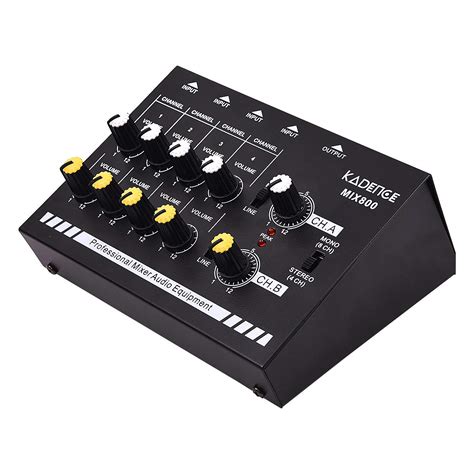 Xtreme Acoustics MIX800 Ultra Low Noise 8-Channel Line Mixer : Amazon ...