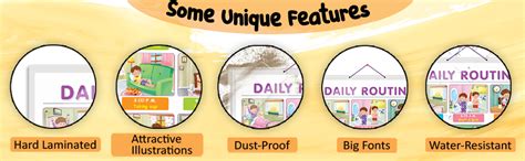Set of 2 Good Habits and DAILY ROUTINE Early Learning Educational ...