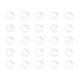 HARFINGTON 250pcs Glass Ball Boiling Stones 6mm Soda Lime Glass Beads ...