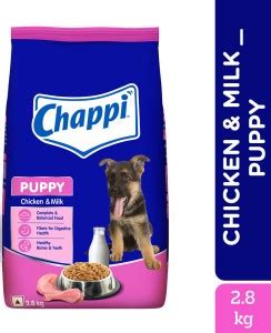 Chappi Complete and Balanced Chicken, Milk 2.8 kg Dry Young Puppy Food ...