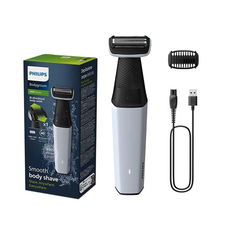 Philips Bodygroom Series 3000 Showerproof Body & Groin Trimmer for Men ...