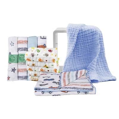 Baby Muslin Essentials Gift Set of 11 Items- Mix Designs – Moms Home