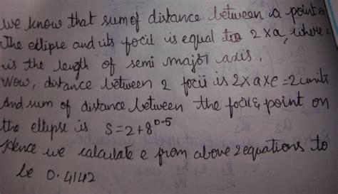 An ellipse with foci (3,1) and (1,1) passes through the point (1,3 ...