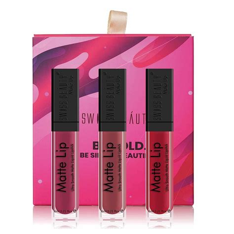 Buy Swiss Beauty Matte Pout Set Of 3- Ultra Smooth Matte Liquid ...