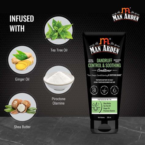 Buy MAN ARDEN NATURAL DANDRUFF CONTROL & SOOTHING CONDITIONER WITH SHEA ...