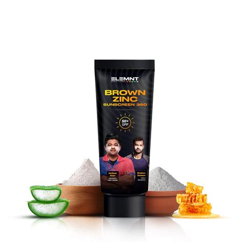 Brown Zinc Sunscreen for Cricketers | Elemnt Sports Science