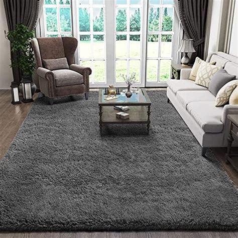 Buy SRHandloom Shaggy Rug Carpet for Bedroom/Hall and Living Room ...