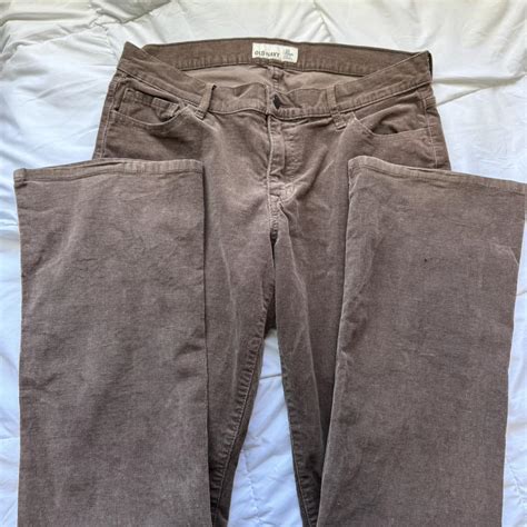 brown corduroy brown pants (fit like a medium) - Depop